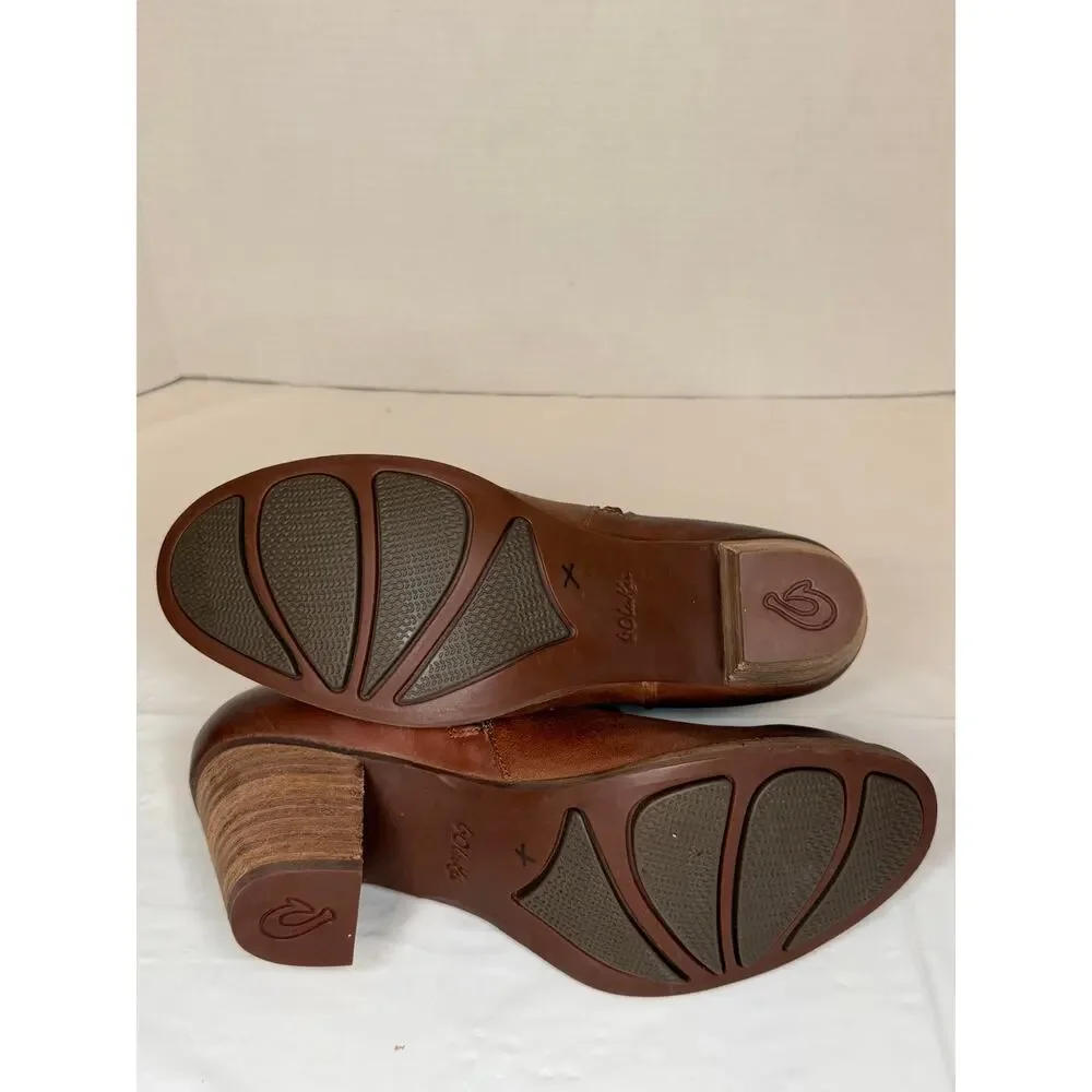 OluKai Kamahoi Ankle Booties Sz 8 NWT